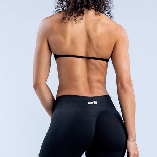 Elevate Strappy Bra - Black
