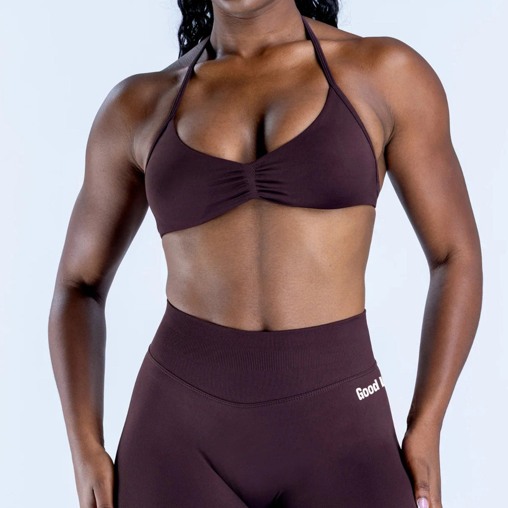 Elevate Strappy Bra - Espresso